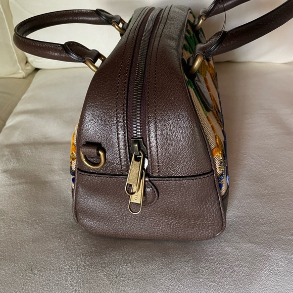 Gucci Tan and Multicolor Satchel - Picture 11 of 15